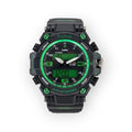 Reloj LOTO COMPANY VIPER / 2403 negro con detalles verdes, analógico-digital, multifunción, resistente al agua.